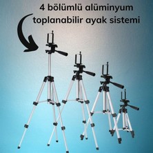 Sanec Taşıma Çantalı 130 cm Profesyonel Alüminyum Kamera Tripodu