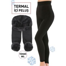 Sauna Suit Ermal Unisex Orjinal Siyah Toparlayici Rahat Sıcak Tutan Peluş Likralı Günlük Esnek Kışlık Tayt