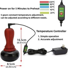 Weıtech Elektrikli Vücut Masajı,sıcaklık Kontrollü, Doğal Sıcak Taşlar,