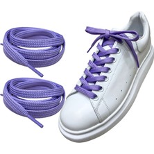 İpekbazaar Exclusive 120 cm Yassı Spor Ayakkabı Bağcığı, Çift Katmanlı Örgülü Sneakers Bağcık, 1 Çift