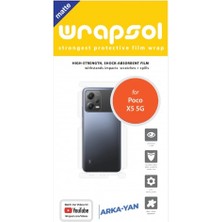 Wrapsol Xiaomi Poco X5 5g Mat Arka ve Yan Koruyucu Poliüretan Film