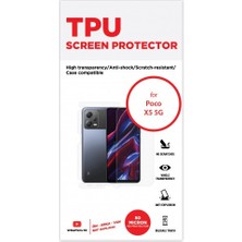 Wrapsol Xiaomi Poco X5 5g Ön, Arka ve Yan 360 Derece Tam Kaplama Tpu Film