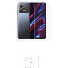 Wrapsol Xiaomi Poco X5 5g Ön, Arka ve Yan 360 Derece Tam Kaplama Poliüretan Film