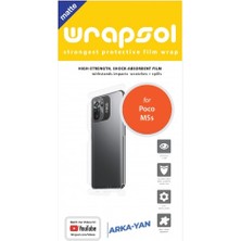 Wrapsol Xiaomi Poco M5S Mat Arka ve Yan Koruyucu Poliüretan Film