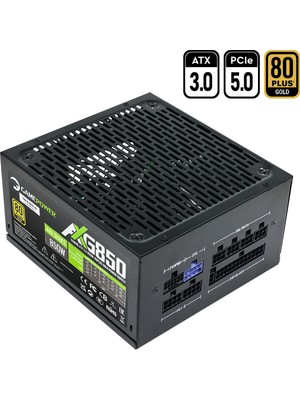 Gamepower AXG-850 14CM 80+ Gold Atx 3.0 Pcı-E 5.0 850W Power Supply