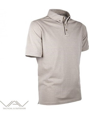 VAV Wear Outdoor Günlük Polo Yaka Lakost Erkek Kısa Kollu T-Shirt Pamuklu Yazlık TLAC01
