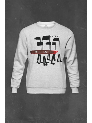 So Cool Gri Sweatshirt Depeche Mode Spirit New Wave Grey Charcoal Baskılı Unisex Sweat