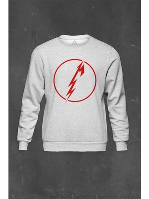 So Cool Gri Sweatshirt Recreated The Metallica Music Trough The Never Baskılı Unisex Sweat