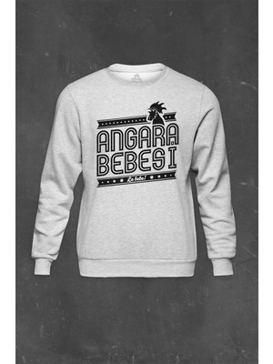 So Cool Gri Sweatshirt Ankara Angara Bebesi 06 Sıfır Altı Baskılı Unisex Sweat