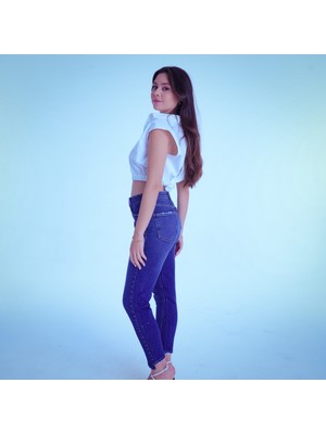 Moda Corda Jeans Raşa Night Blue Kot Pantolon