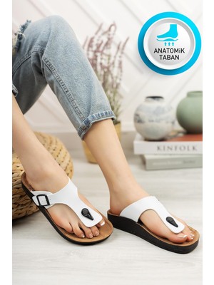 Stwenn Kadın Parmak Arası Terlik Rahat Taban Plaj Havuz Kumsal Günlük Terlik