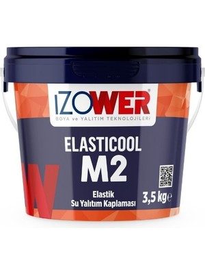 İzower M2 Elastik Su Yalıtım Kaplaması Kiremit Rengi 3,5 Lt