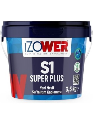 İzower S1 Süper Plus Su Yalıtım Kaplaması Kiremit Rengi 3,5 Lt