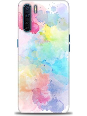 gmotp Oppo A91 / Reno 3 Kılıf Hd Baskılı - Renk Paleti