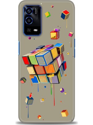 gmotp Oppo A55 Kılıf Hd Baskılı - Zeka Küpü