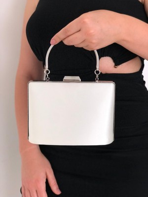 Sh Poly1 Saten Sedef Kulplu Abiye Çanta