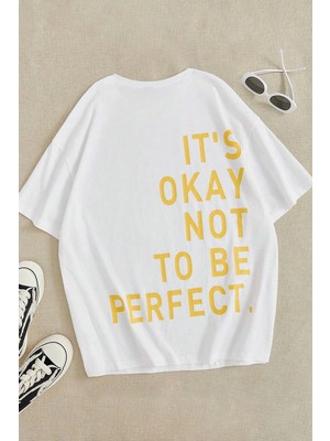 Only Trendwear Unisex It'S Okay Baskılı Tasarım Tshirt