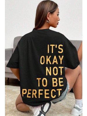 Only Trendwear Unisex It'S Okay Baskılı Tasarım Tshirt