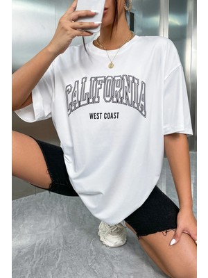 Only Trendwear Unisex California West Coast Baskılı Tasarım Tshirt