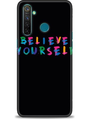 gmotp Realme 5 Pro Kılıf Hd Baskılı - Believe