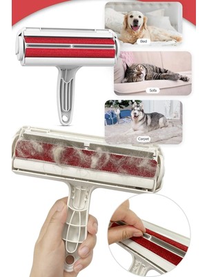 Markafox Yeni Nesil Hazneli Tüy Temizleyici Gırgır Kıl Toz Toplayıcı Kedi Köpek Tüy Temizleyici