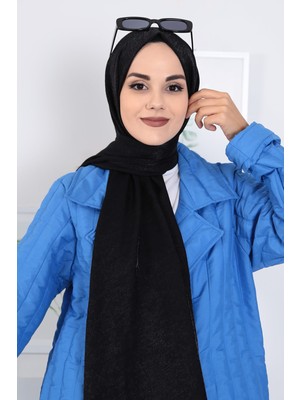 Aklima Butik Aria Şal Siyah