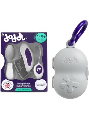 Doddl Çatal Kaşık Bıçak Seti Indigo ve Taşıma / Saklama Kutusu