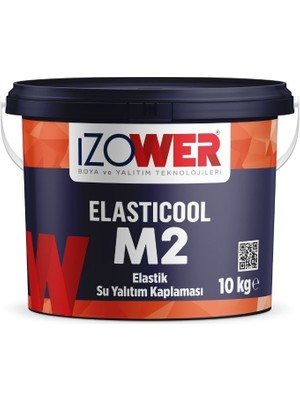 Izower M2 Elastik Su Yalıtım Kaplaması - Kiremit Rengi- 10 kg