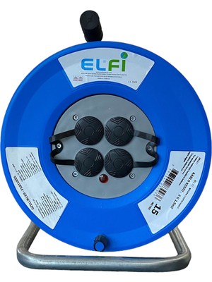 Elfi 3g 1,5 Mm² 3500W Profesyonel Makaralı Uzatma Kablosu ( %100 Bakır )
