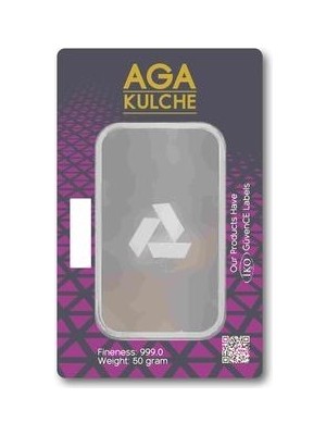 AgaKulche 50 Gram Külçe Gümüş (999.0)