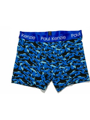 Paul Kenzie Desenli Erkek Boxer – Eco Characters – Oh Whale