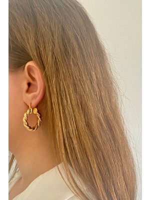 Goccias Özel Seri Burgu Halka Küpe