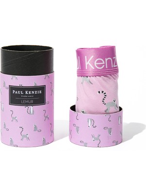 Paul Kenzie Desenli Erkek Boxer – Eco Characters – Lemur