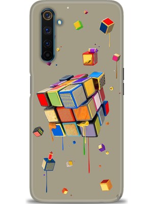 gmotp Realme 6 Pro Kılıf Hd Baskılı - Zeka Küpü