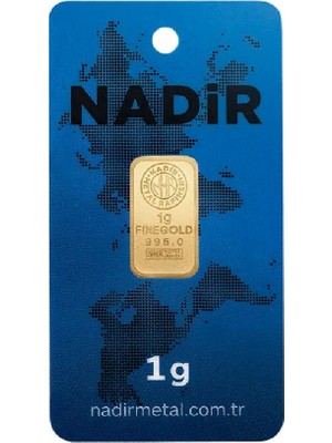 AgaKulche Nadir 1 Gram Altın (995) 24 Ayar Külçe Altın