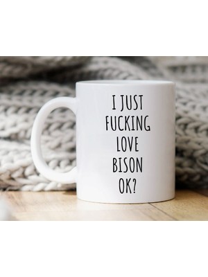 Bexdore Bizon Kupa, Bizon Hediye, Bizon Sevgiliye Hediye, Bizon Kahve Kupa, Komik Kupalar, Ingilizce Kupa