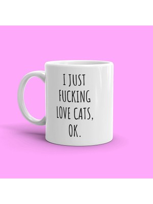 Bexdore Kedi Kupa, Komik Kedi Hediye, Kedi Sevgiliye Hediye, Komik Kedi Hediyeleri, Ingilizce Kupa