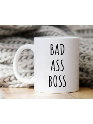 Bexdore Kötü Patron Kupa - Komik Patron Kupaları - Patrona Hediye - Patron Kupa - Ingilizce Kupa Bardak