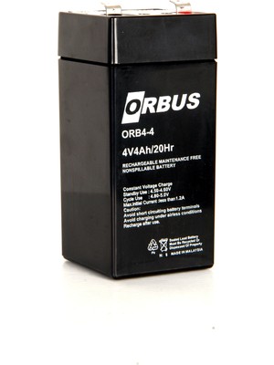 Orbus 4V 4AH 2023 Üretim Bakımsız Kuru Akü