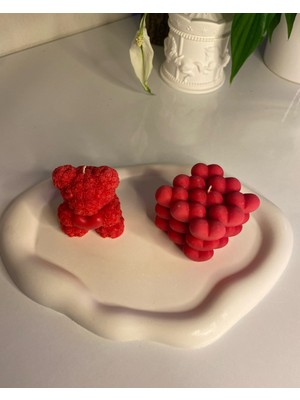 Yeyu Candles Sevgililer Günü Kırmızı Set / Happy Valentine Days