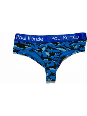 Paul Kenzie Desenli Kadın Cheeky Külot – Eco Characters – Oh Whale