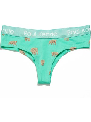 Paul Kenzie Desenli Kadın Cheeky Külot – Eco Characters – Elephantastic