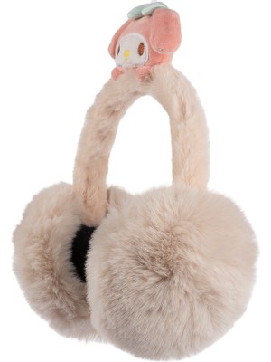 Kitti Arıcı Store Yeni Sezon  Pufuduk Peluş Katlanabilen Somon Rengi Çocuk Kulaklık