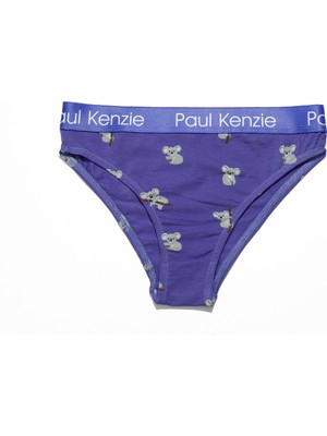 Paul Kenzie Desenli Kadın Slip Külot – Eco Characters – Koala %95 Pamuk 1 Adet Rahat Tasarım