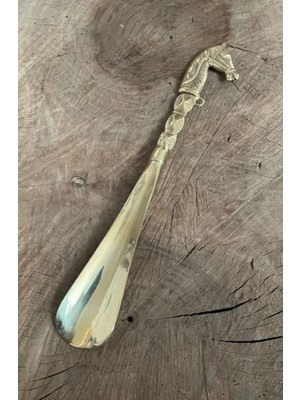 Fbk Sarı Renk Ayakkabı Çekeceği Pirinç Ayakkabı Çekecek Kerata 28CM