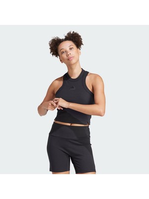 Adidas Lounge Ribbed Crop Kadın Atlet