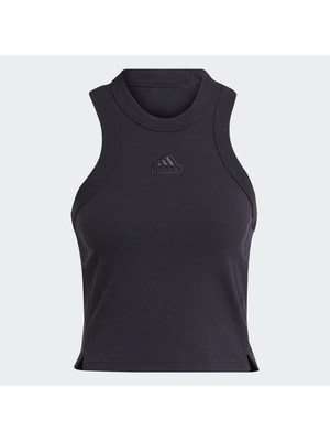 Adidas Lounge Ribbed Crop Kadın Atlet