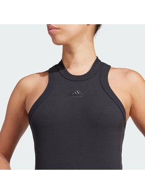 Adidas Lounge Ribbed Crop Kadın Atlet