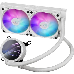 ROG RYUO III 240 ARGB ANIME MATRIX LED EKRAN ADRESLENEBİLİR RGB FAN ROG ARGB CPU SOĞUTUCUSU BEYAZ