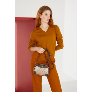 Pierre Cardin Altın Monogram Kadın Çapraz Çanta 05PO22Y1534-MN A